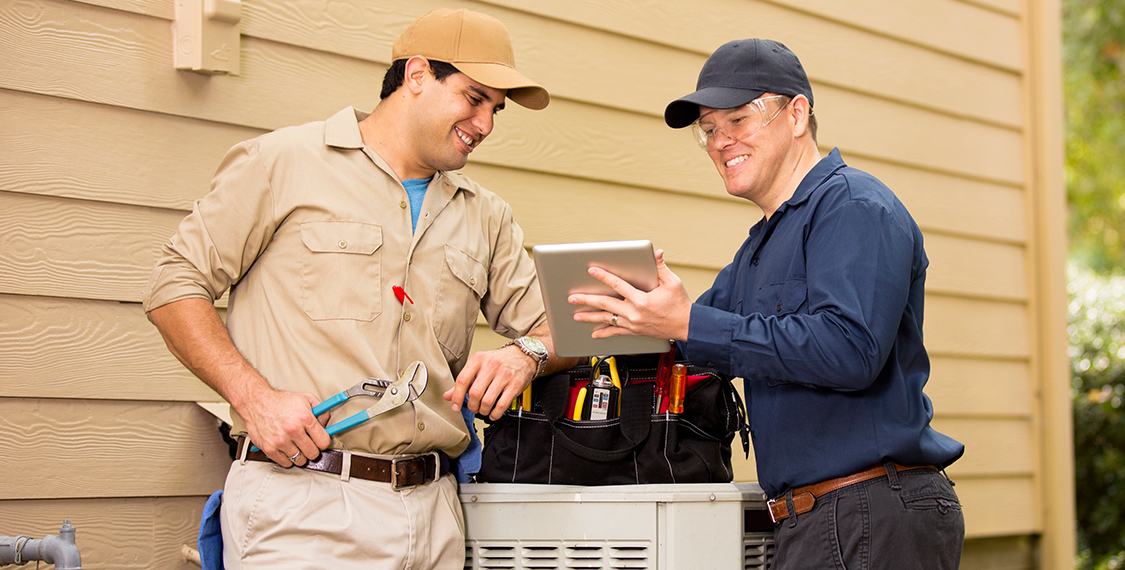Two technicians
